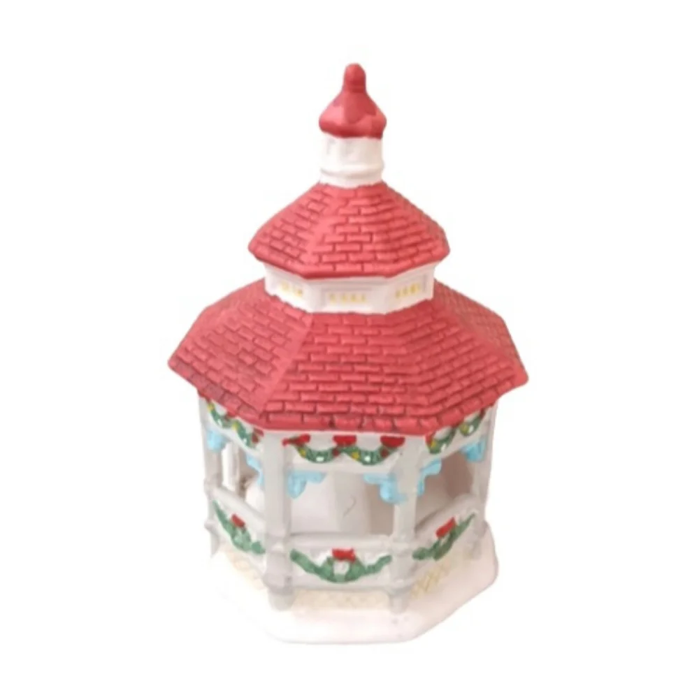 Vintage 1996 Dickens Gazebo Collectables | EUC | Hand Painted Porcelain